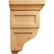 Ekena Millwork 3 1/2"W x 3 3/4"D x 6"H Mini Reyes Wood Corbel, Red Oak CORW03X03X06RYRO - alternate 4